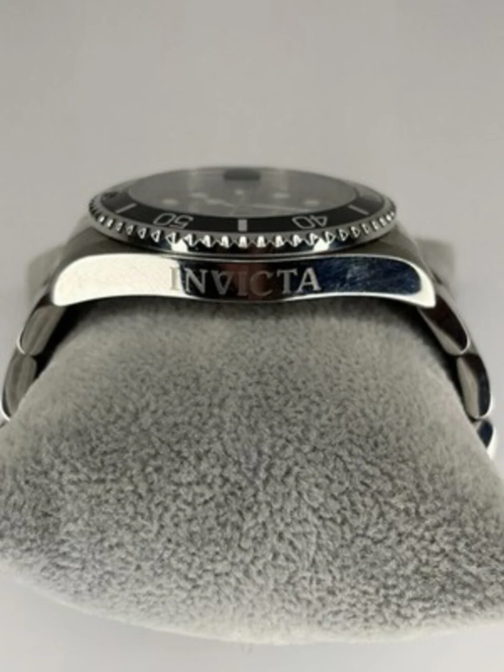 Invicta Pro Diver Shark Edition 43mm Black Dial Stainless Steel Watch 100M